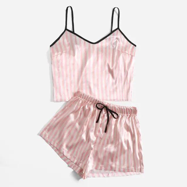 Stripe Sleepwear Set - The Next Door Neighbor 