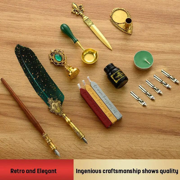 Antique Feather Pen Kit - The Next Door Neighbor 