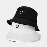 Embroidery Smile Face Expression Bucket Hat - The Next Door Neighbor 