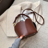 Retro Bucket Shoulder Bag - The Next Door Neighbor 