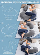 C-Shaped Body Pregnancy Pillow - The Next Door Neighbor 