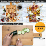 Bamboo Cheese Board and Knife Set