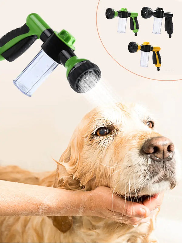 High-Pressure Pet Shower Sprayer Nozzle - The Next Door Neighbor 