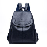 Women's Vintage Leather Backpack - Aussie