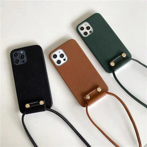 Leather Chain Phone Case - The Next Door Neighbor 