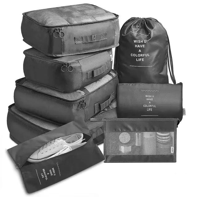 8 Pieces Large Capacity Luggage Storage Bags - The Next Door Neighbor 