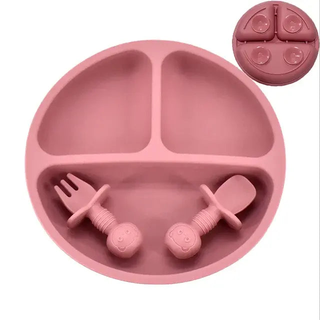 Baby Silicone Plate Set - The Next Door Neighbor 