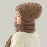Crochet Hooded Scarf Hat