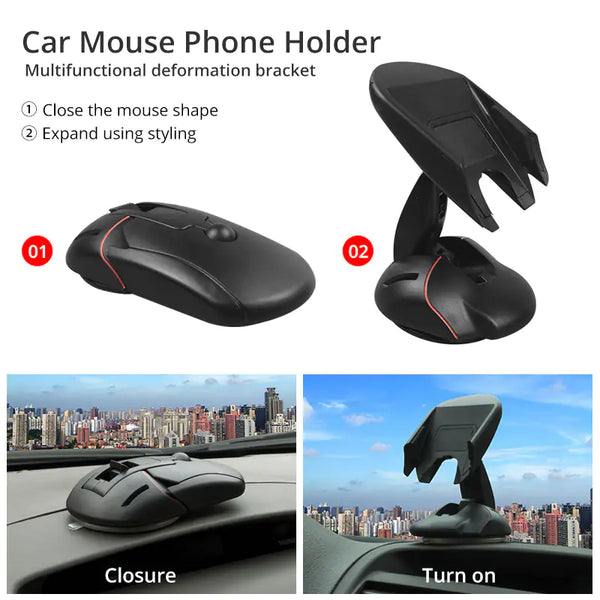 Car Mouse Phone Holder