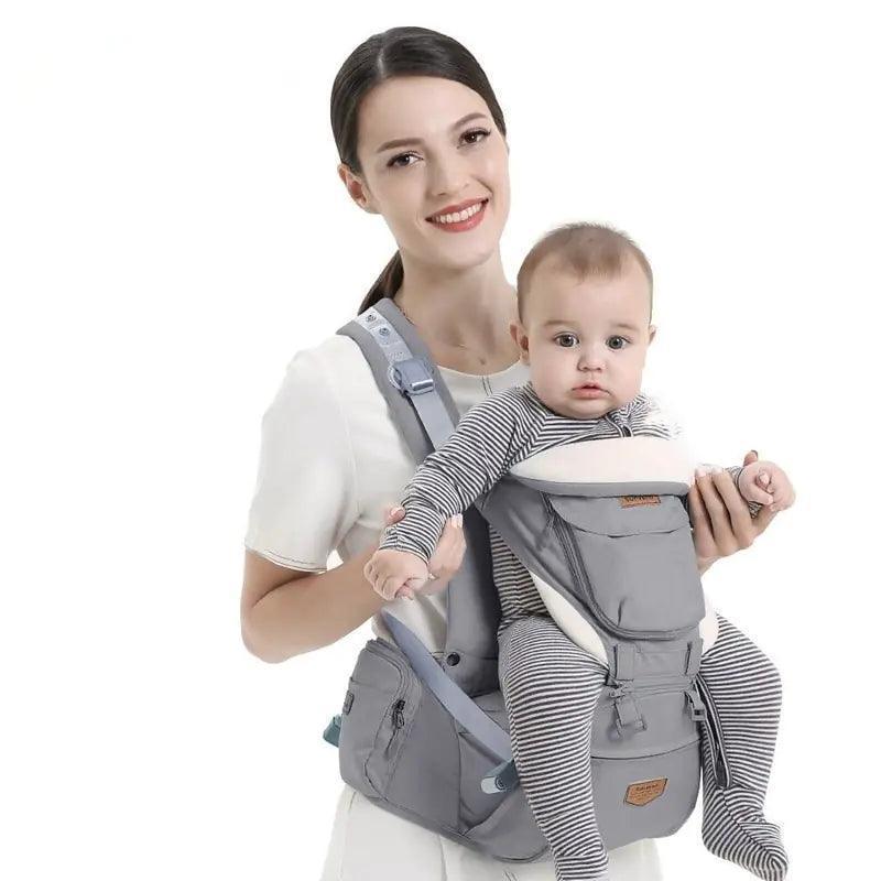 Sunveno Ergonomic Baby Carrier with Hip Seat - The Next Door Neighbor 