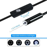 5M 6LEDs Snake Endoscope Borescope 8mm Inspection USB Camera Scope - The Next Door Neighbor 