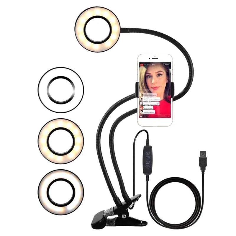 Selfie Ring Light Phone Holder Stand - The Next Door Neighbor 