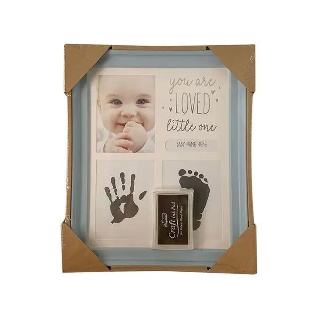 Baby Handprint and Footprint Frame - The Next Door Neighbor 