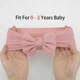 3Pcs Knit Baby Headband Bow Set