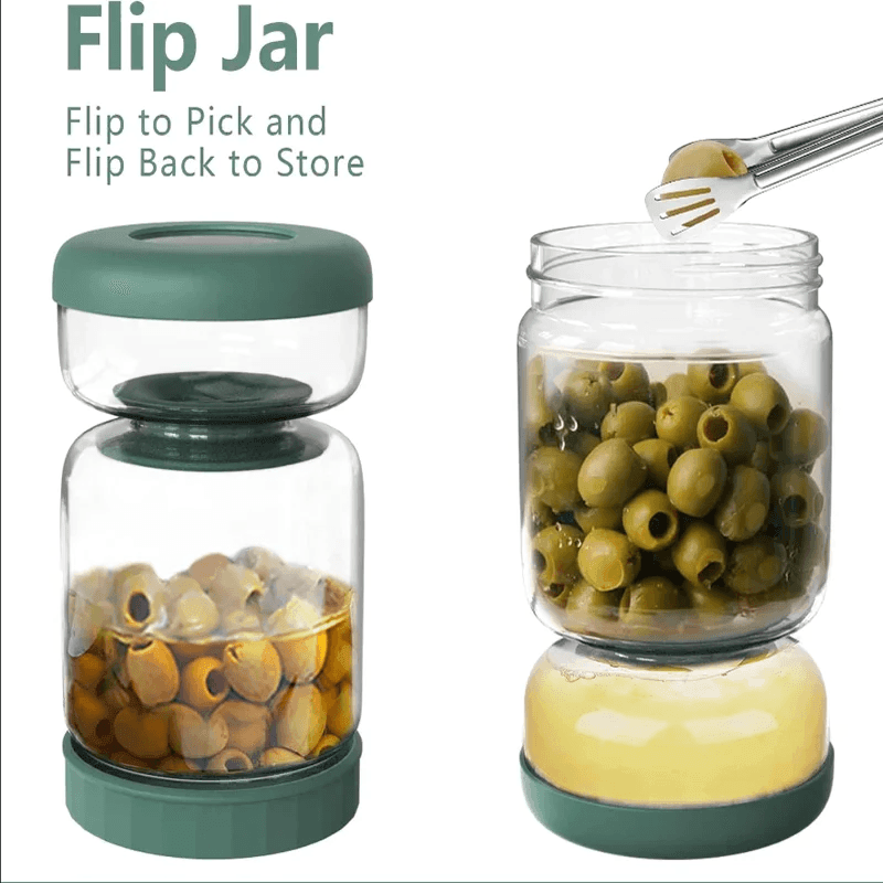 Glass Jug Pickles Jar With Strainer