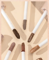 2 in 1 Pearly Matte Eyeshadow: Creamy Smooth Nude Eye Makeup & Liquid Contour Shadow Stick