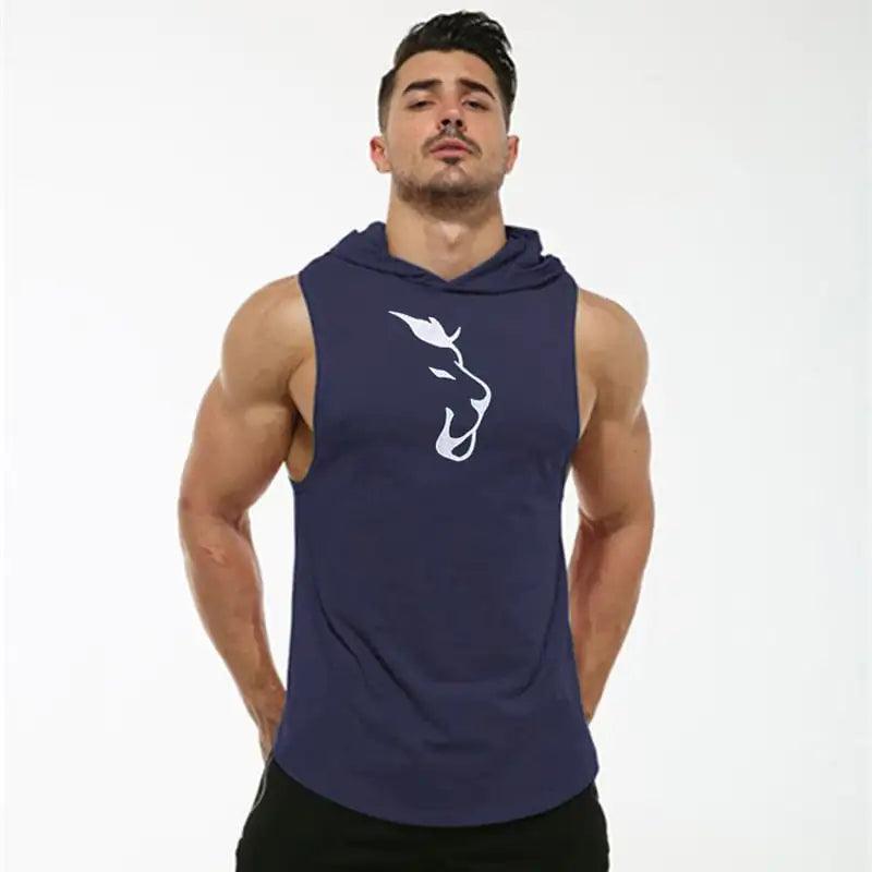 Hooded Sleeveless Men's Vest - The Next Door Neighbor 