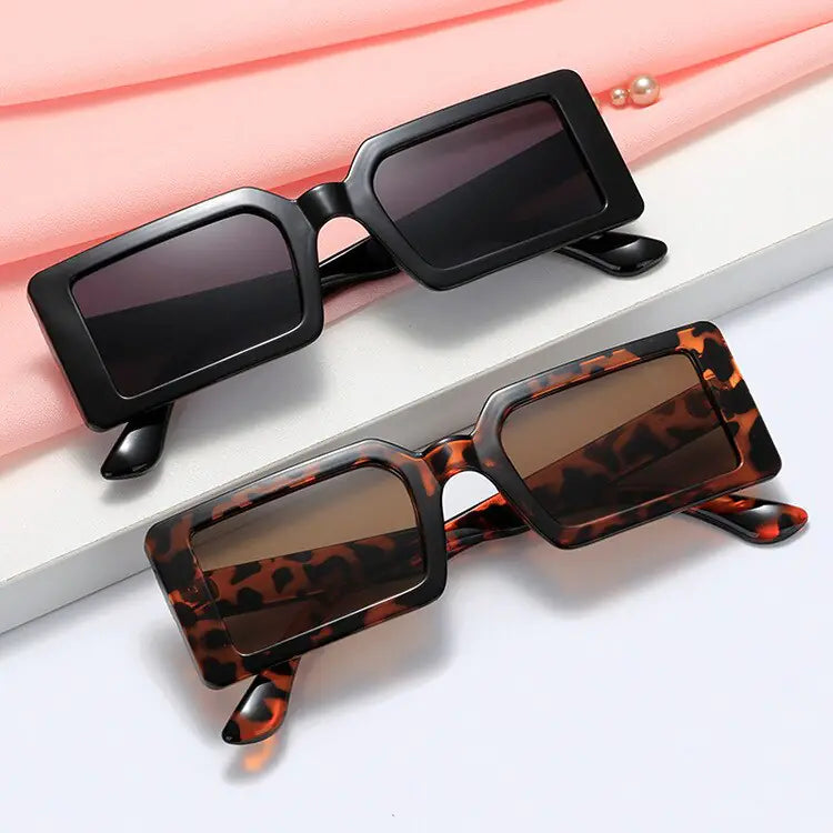 Rectangle Vintage Sunglasses - The Next Door Neighbor 