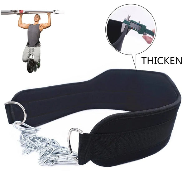 Weight Lifting Belt With Chain