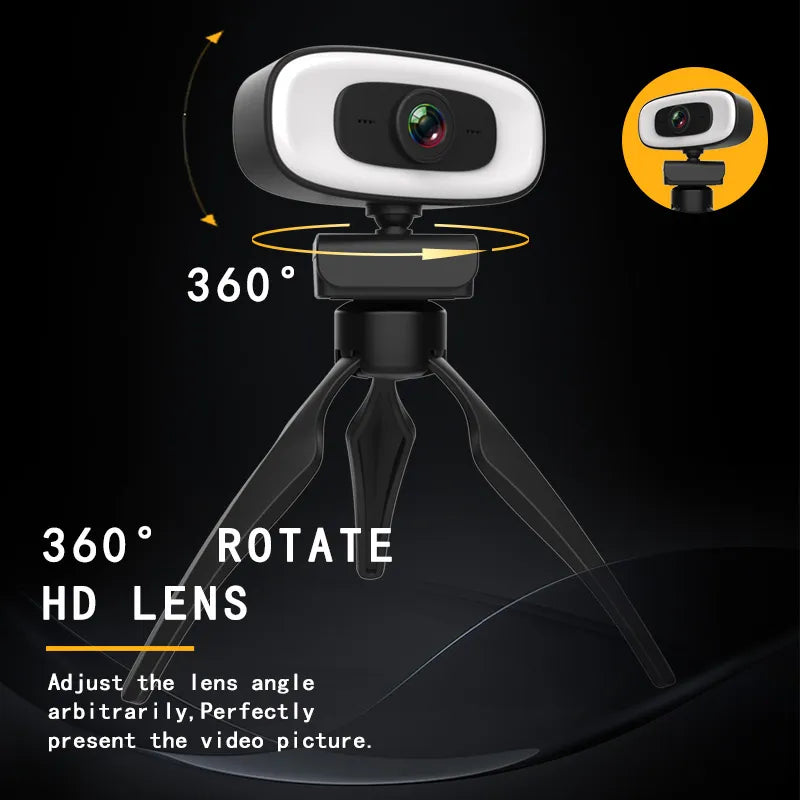 4K Mini HD Webcam