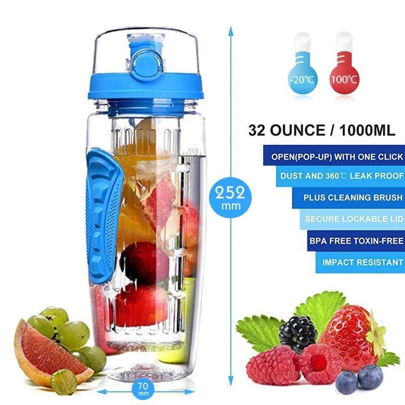 32 OZ Fruit Infuser Water Bottle - The Next Door Neighbor 