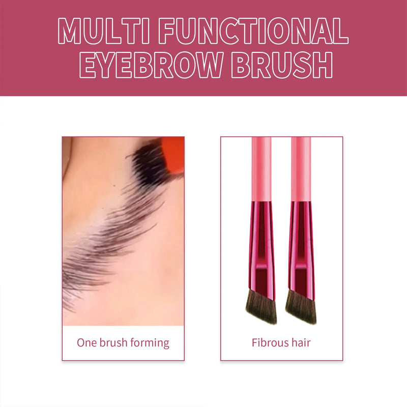 Precision Angled Eyebrow Brush Set - The Next Door Neighbor 