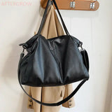 Soft Leather Shoulder Bag - The Next Door Neighbor 