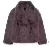 Women's Faux Fox Fur Coat: Luxe Furry Jacket for Autumn and Winter