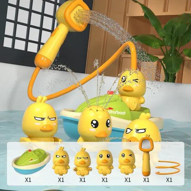 Electric Duck Sprayer Bath Toy Set - The Next Door Neighbor 