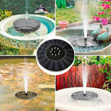 Solar Power Bird Bath Fountain Pump - The Next Door Neighbor 