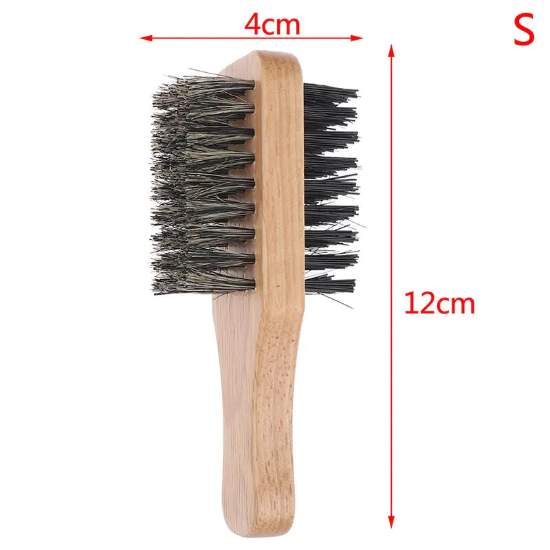 Men's Boar Bristle Wooden Hairbrush - The Next Door Neighbor 