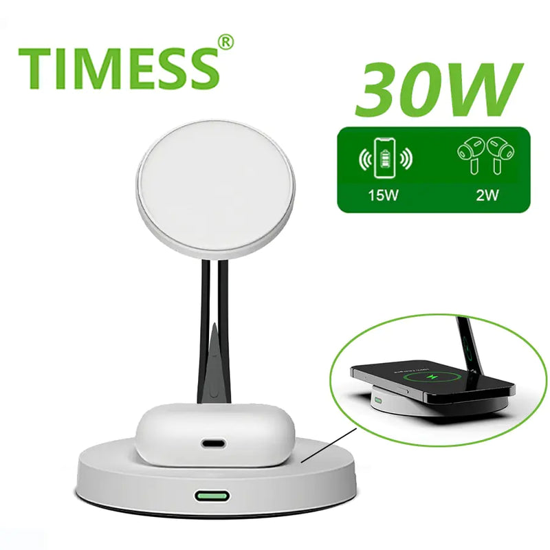 Iphone Magnetic Wireless Charger Station Dock - The Next Door Neighbor 