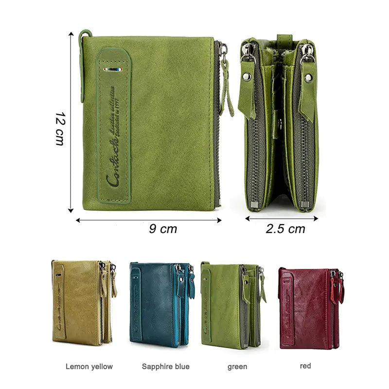 Slim Design Genuine Leather Wallet