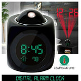 LED Projection Alarm Clock - The Next Door Neighbor 