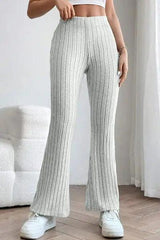 High Waist Flared Pants