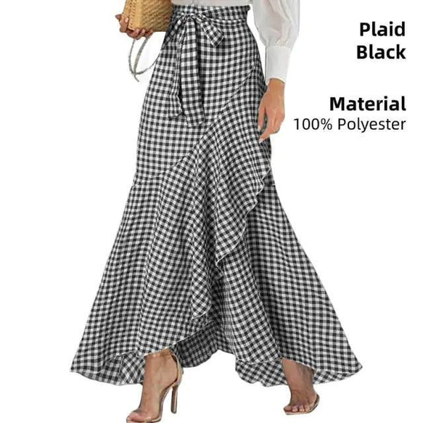 Ladies Casual Loose Ruffles Skirt - The Next Door Neighbor 