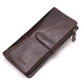Stylish Genuine Leather Women's Long Wallet
