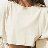 Sporty Crop Top Long Sleeve