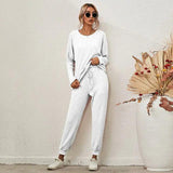 Fashion Casual Solid Sleepwear Set - The Next Door Neighbor 