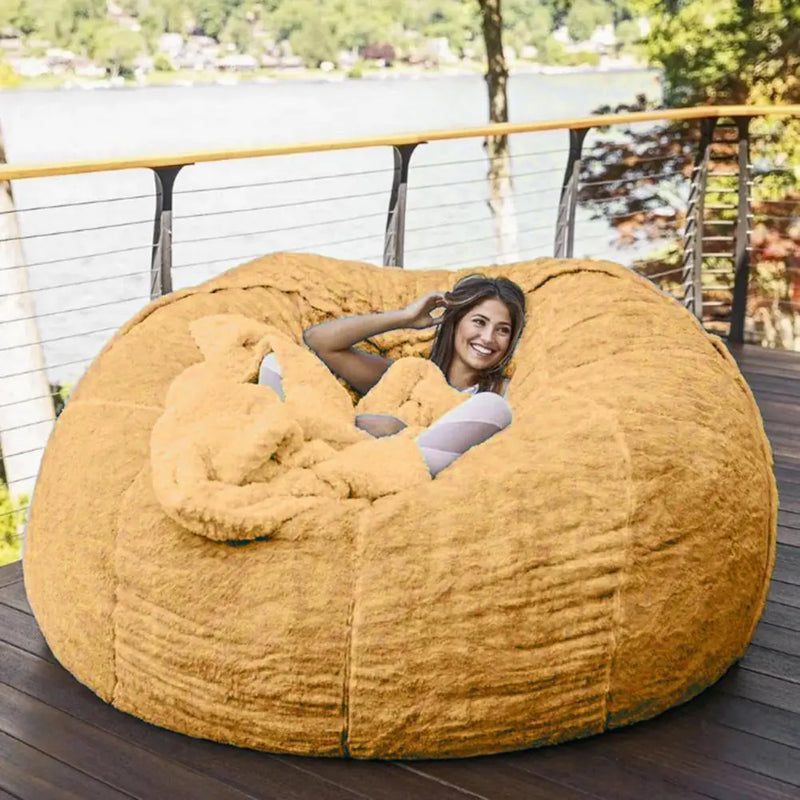 Giant Fluffy Bean Bag