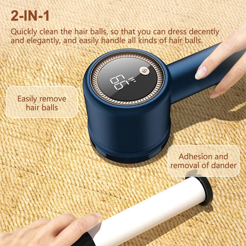 2 In 1 Electric Lint Remover with Digital Display