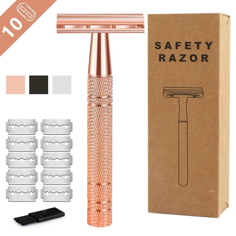 Rose Gold Double Edge Safety Razor - The Next Door Neighbor 