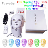 Foreverlily 7 Colors Led Facial Mask