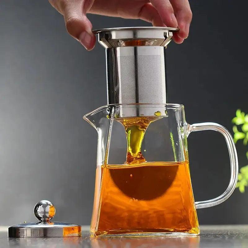 Glass Teapot with Infuser - The Next Door Neighbor 