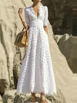 Elegant Lace Dress - The Next Door Neighbor 