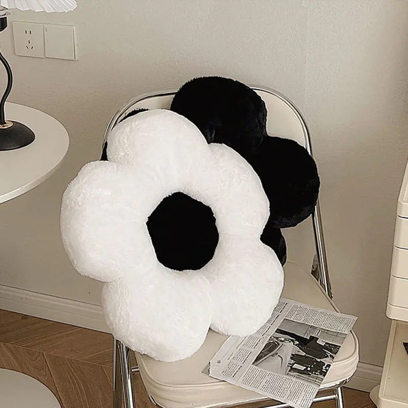 Plush Flower Pillow