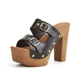 Chunky Platform Heel - The Next Door Neighbor 