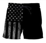 Men's USA Flag Swim Trunks