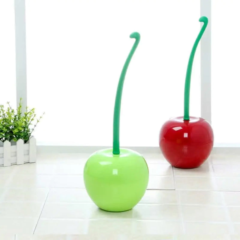 Cherry Shape Toilet Brush Holder Set - The Next Door Neighbor 