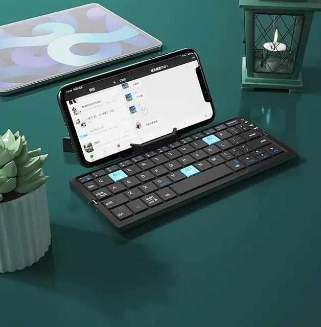 Foldable Bluetooth Rechargeable Keyboard - The Next Door Neighbor 